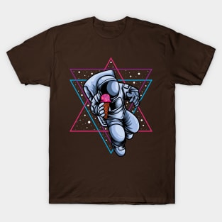 Astronaut Ice Cream Lover T-Shirt